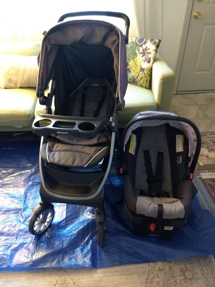 Chicco Stroller, Graco Car Seat.