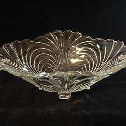 Cambridge Glass Caprice Oval Footed Bowl