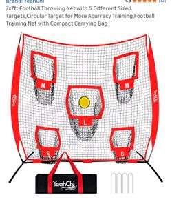 7x7 football throwing net