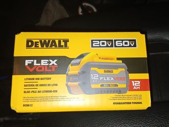Dewalt 20v/60v flexvolt 12Ah battery