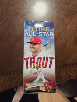 Los Angeles Angels Mike Trout 11 Time Allstar Bobblehead