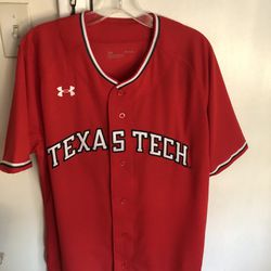 Texas Tech Red Raiders UA Men’s NCAA Baseball Jersey M 