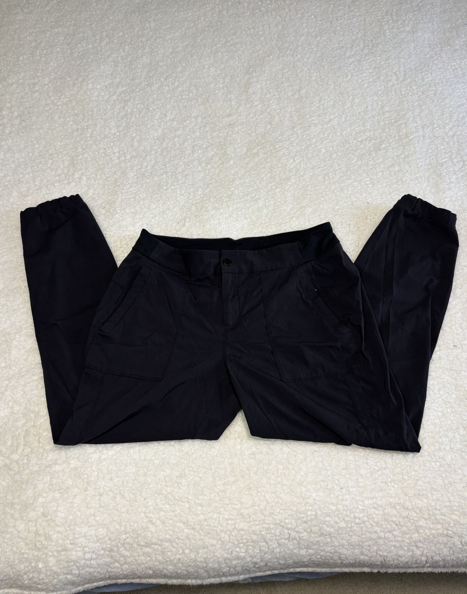 Athleta Women Black Trekkie Jogger Pants 2.0 