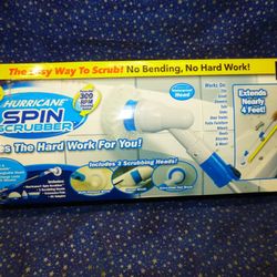 Hurricane spin scrubber