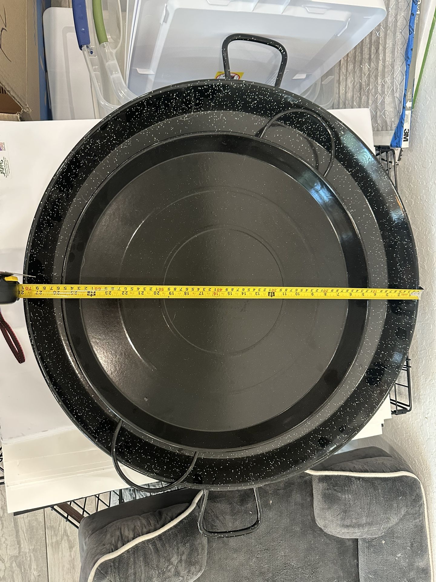  Enameled Carbon Steel Paella Pan 28’