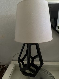 lamp with shade 