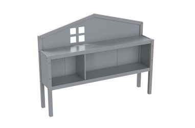 Headboard Storage Cabinet for Full-Size Montessori Floor Bed Grey New in box