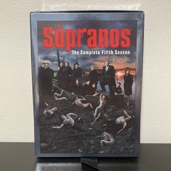 The Sopranos Complete Fifth Season DVD 4 Disc Box Set HBO Series Unrated 2004