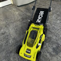 Ryobi 40v Battery Lawn Mower - Comes With 1 40v 6Amp Battery And Charger 