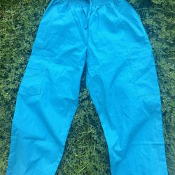 Blue Scrub Pants 
