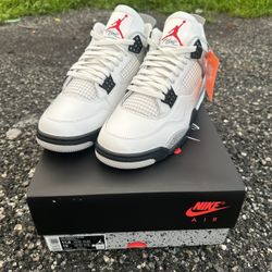 Jordan 4 white Cement 