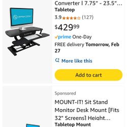 Versatables VersaDesk Power Pro Standing Desktop 