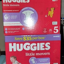 Huggies Little Movers Size 5 