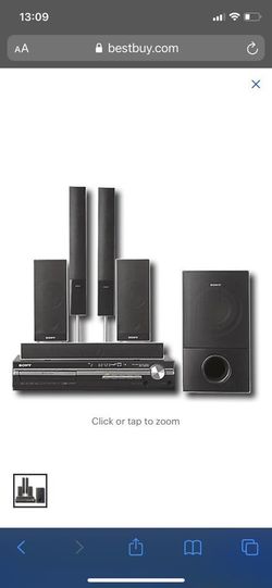 Sony DAV-HDX501W home theatre system 5 speakers!