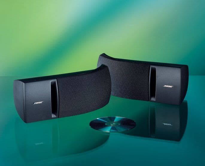 Bose 161 Speaker System Black Bookshelf Surround Sound