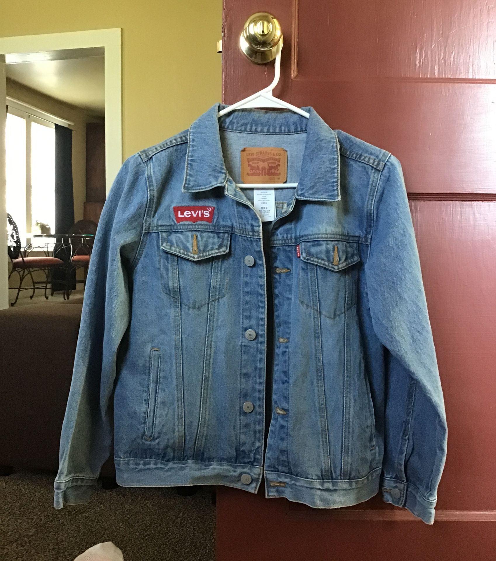 Levi Strauss Denim Jacket Size M,All Products : American Fashion Style Bags On Sale