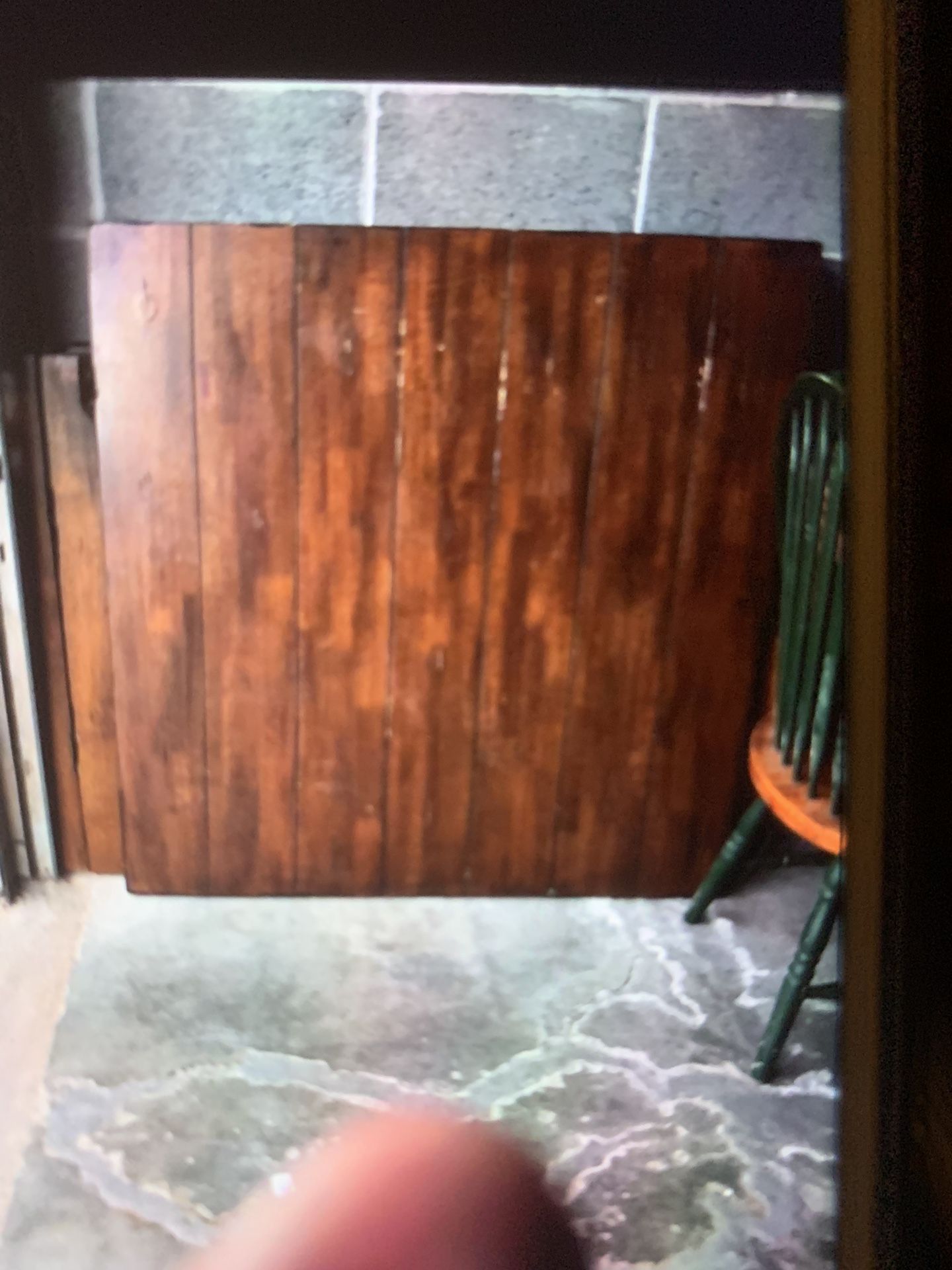 🌹SOLID WOOD SQUARE HIGH DINNER TABLE AND 4 CHAIRS 50”x 50” X36” Tall🌹