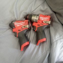Milwaukee Fuel Brushless Impact And Drill 
