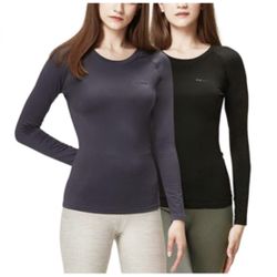 2 Pack Thermal Long Sleeve Compression Shirts