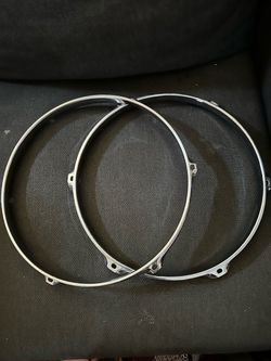 Chrome Drum Hoops 12” 6 Lug - Selling Separately