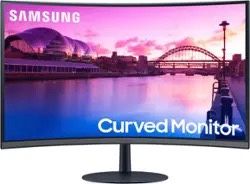 SAMSUNG 27-Inch S39C Series FHD Curved Gaming Monitor, 75Hz, AMD FreeSync, Game Mode, Advanced Eye Comfort, Frameless Display, Built in Speakers, Slim