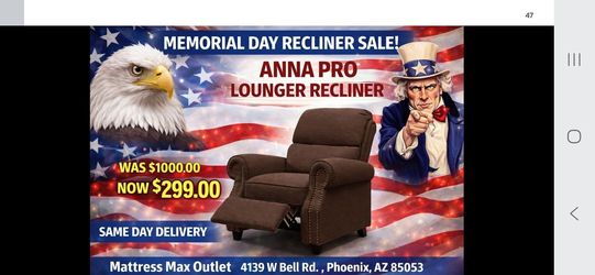Anna recliner New!
