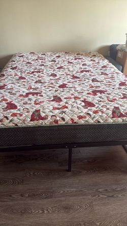 Queen size mattress and frame
