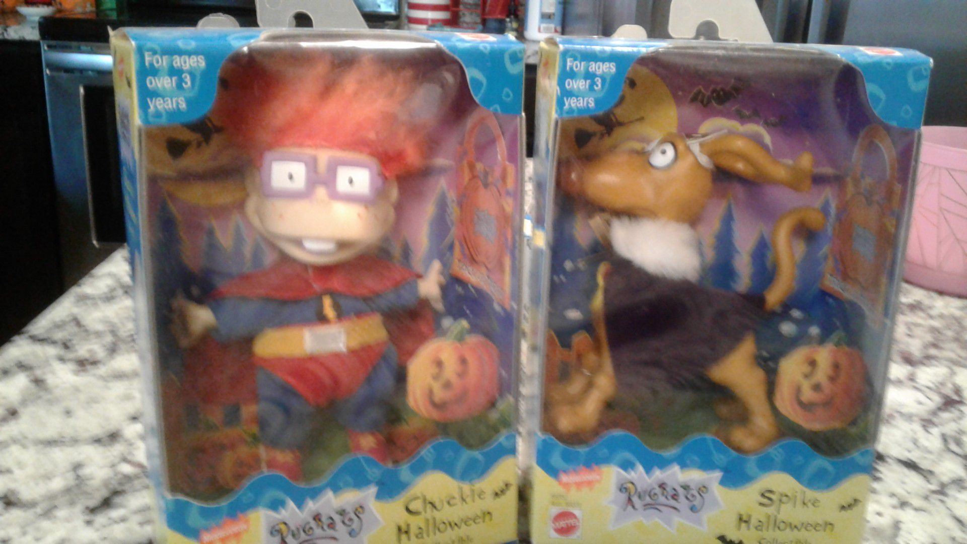 Rugrats Halloween Figures Chuckie and Spike