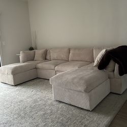 6-piece Modular Couch 129”