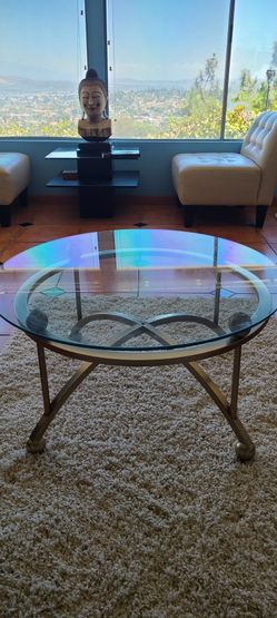 Glass table 36x36 inches 2 PC Set