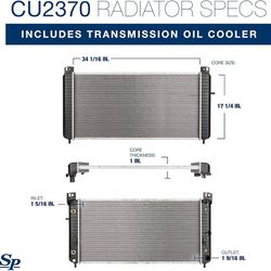 NEW .. NEVER INSTALLED Premium Radiator - GM Vehicles