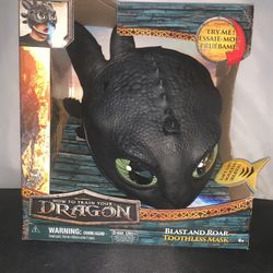 How To Train Your Dragon Blast And Roar Toothless Mask