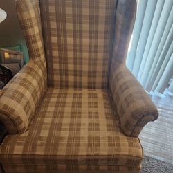 2  Wingback Chairs
