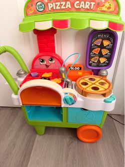 Leapfrog pizza cart