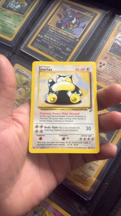 Snorlax Base Set Pokémon Card 38/130