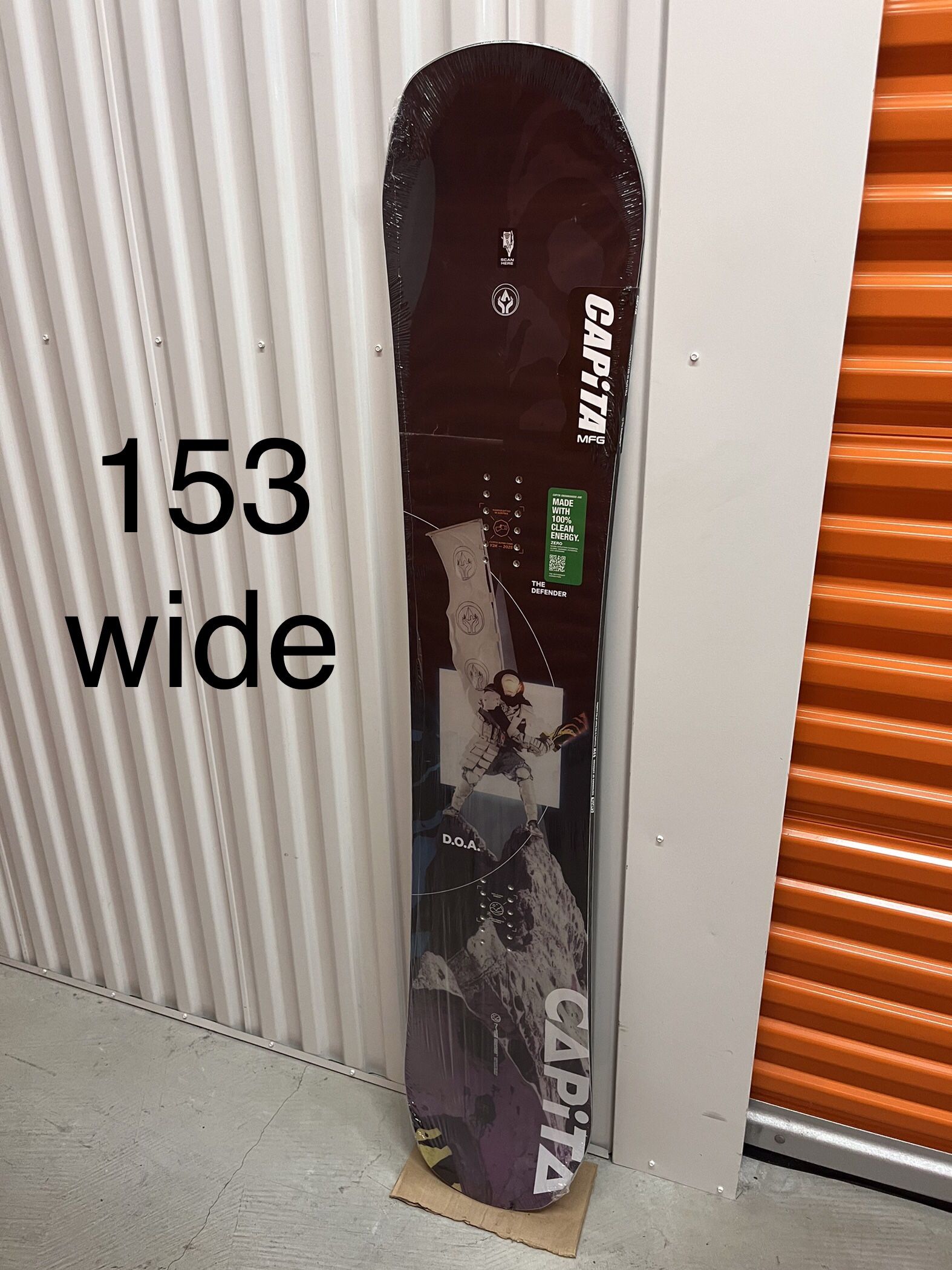 153 wide NEW 2026 CAPiTA D.O.A. DOA twin snowboard