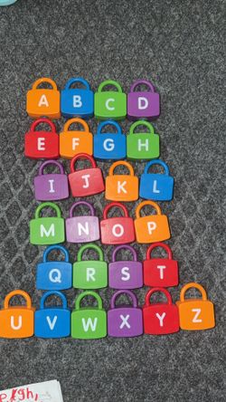 Educational toys (Alphabet Lock set)