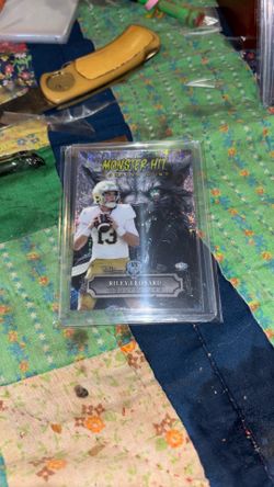 Riley Leonard 1/1 colts haunted hits wildcard rare one of one football card