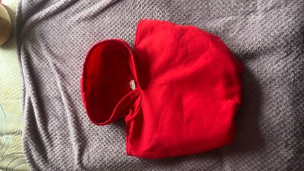 Red Polyester Hoodie, XXXL fits like XXL