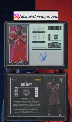 OG Anunoby Toronto Raptors/NY Knicks Rookie Ticket RC Auto