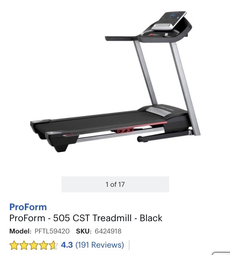 Proform 505 cst reviews clearance