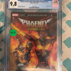 Lenticular Phoenix Resurrection Cgc Slab 9.8
