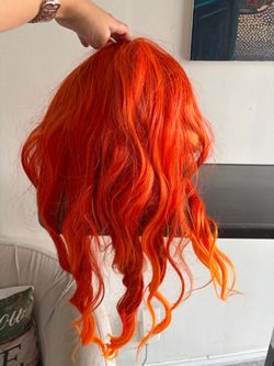 Red/orange wig