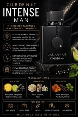 New Club de nuit Intense man Perfume de hombre