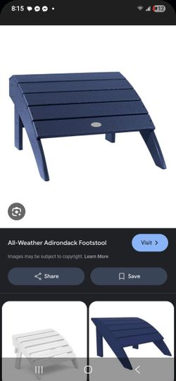 Brand New Footstools Blue