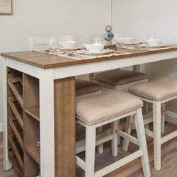 Dinette Table With 2 Chairs And One Stool