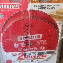 Diablo 12" Wood Blade 44t 