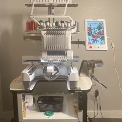 Brother PR1055X 10 Needle Embroidery Machine 
