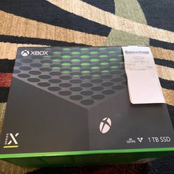 Xbox Series X Factory Sealed Includes Receipt From GameStop