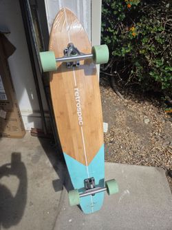 Retrospec Zed Longboard Bamboo Maple Skateboard 44"